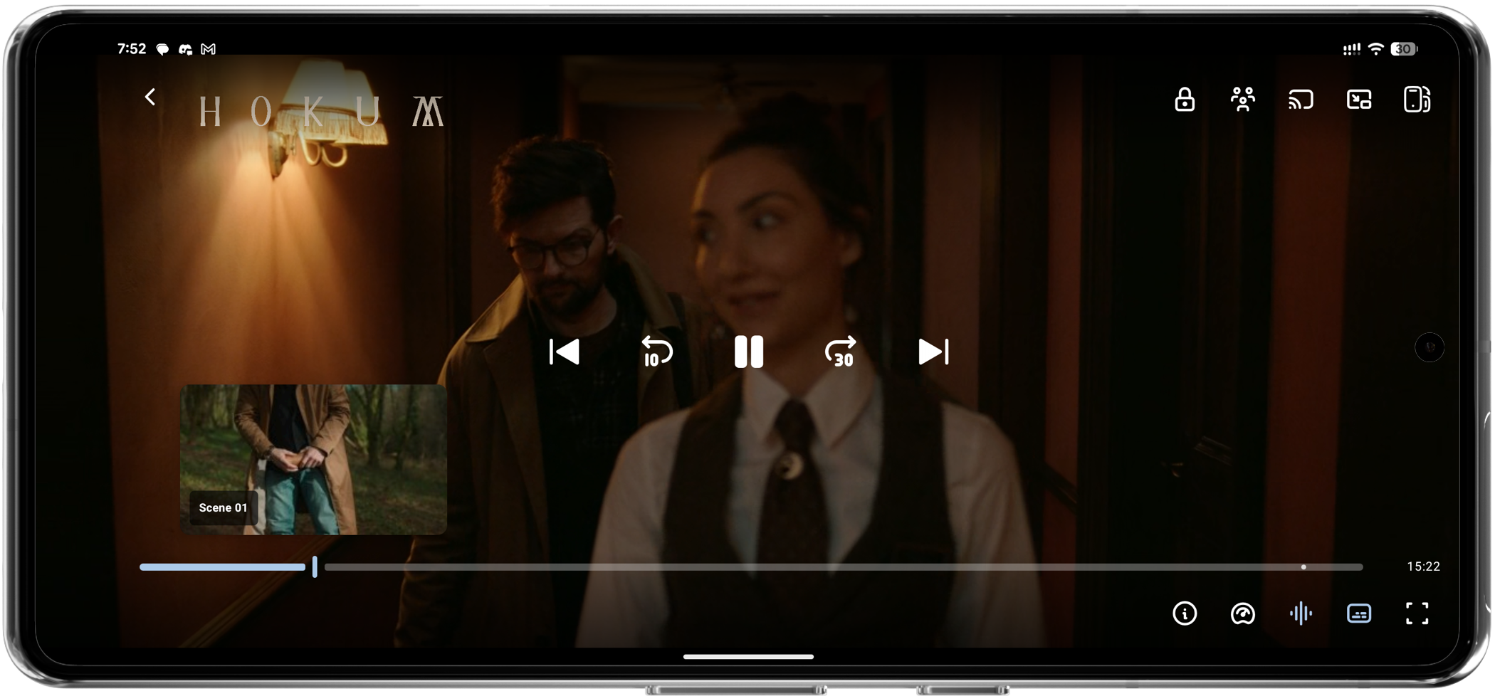 Video player with trickplay seek