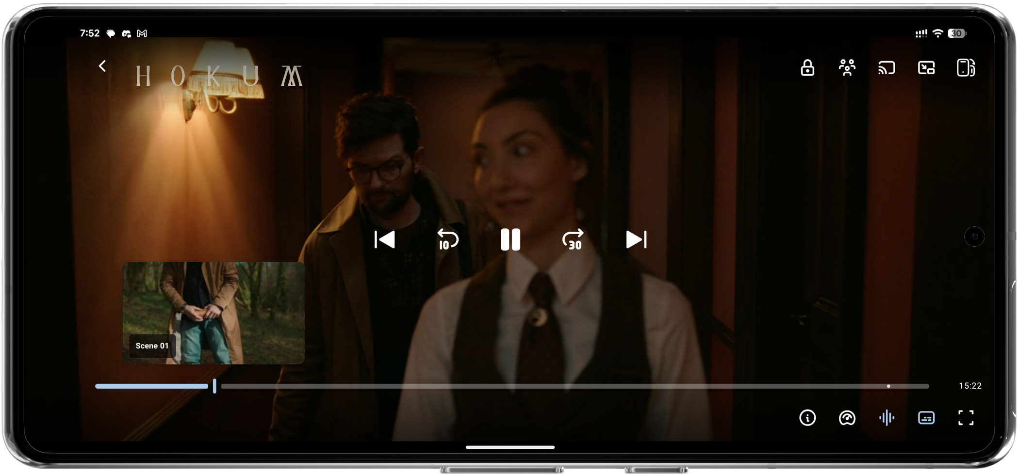 Video player with trickplay seek