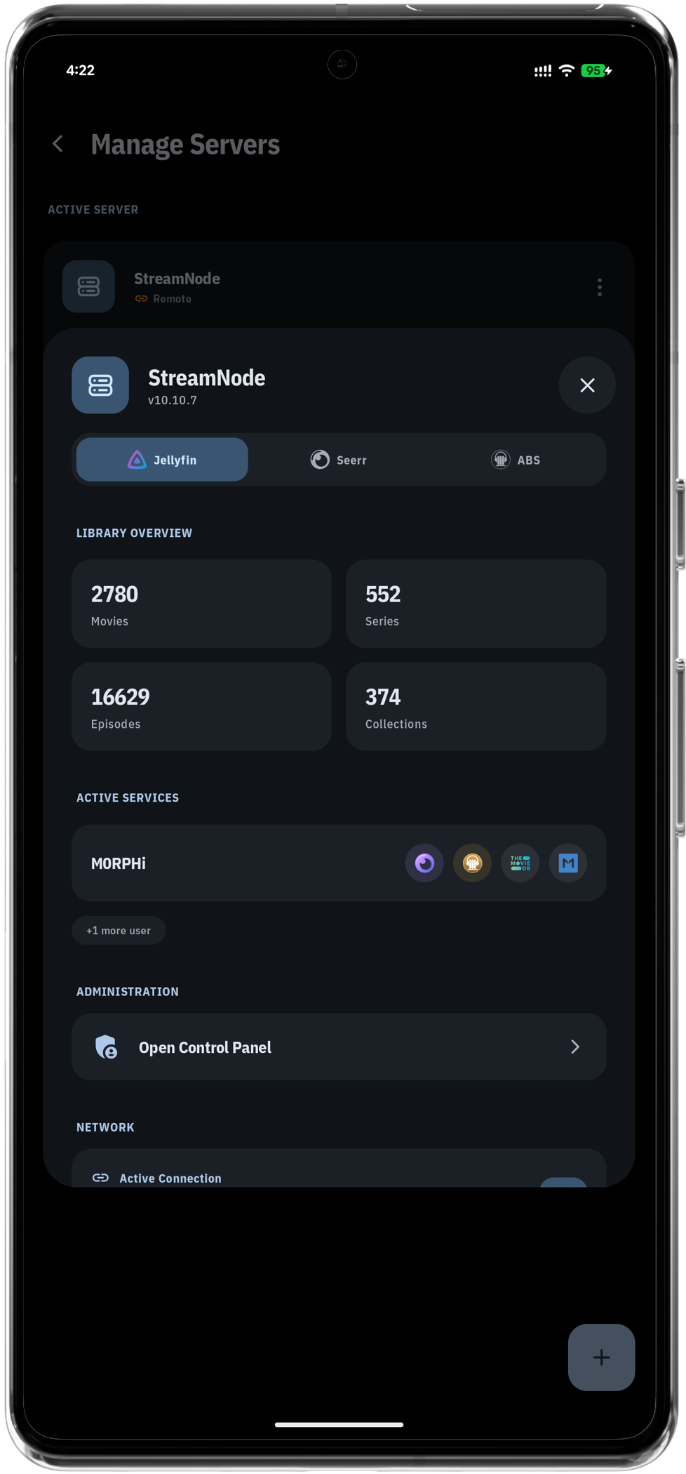 Servers Right View