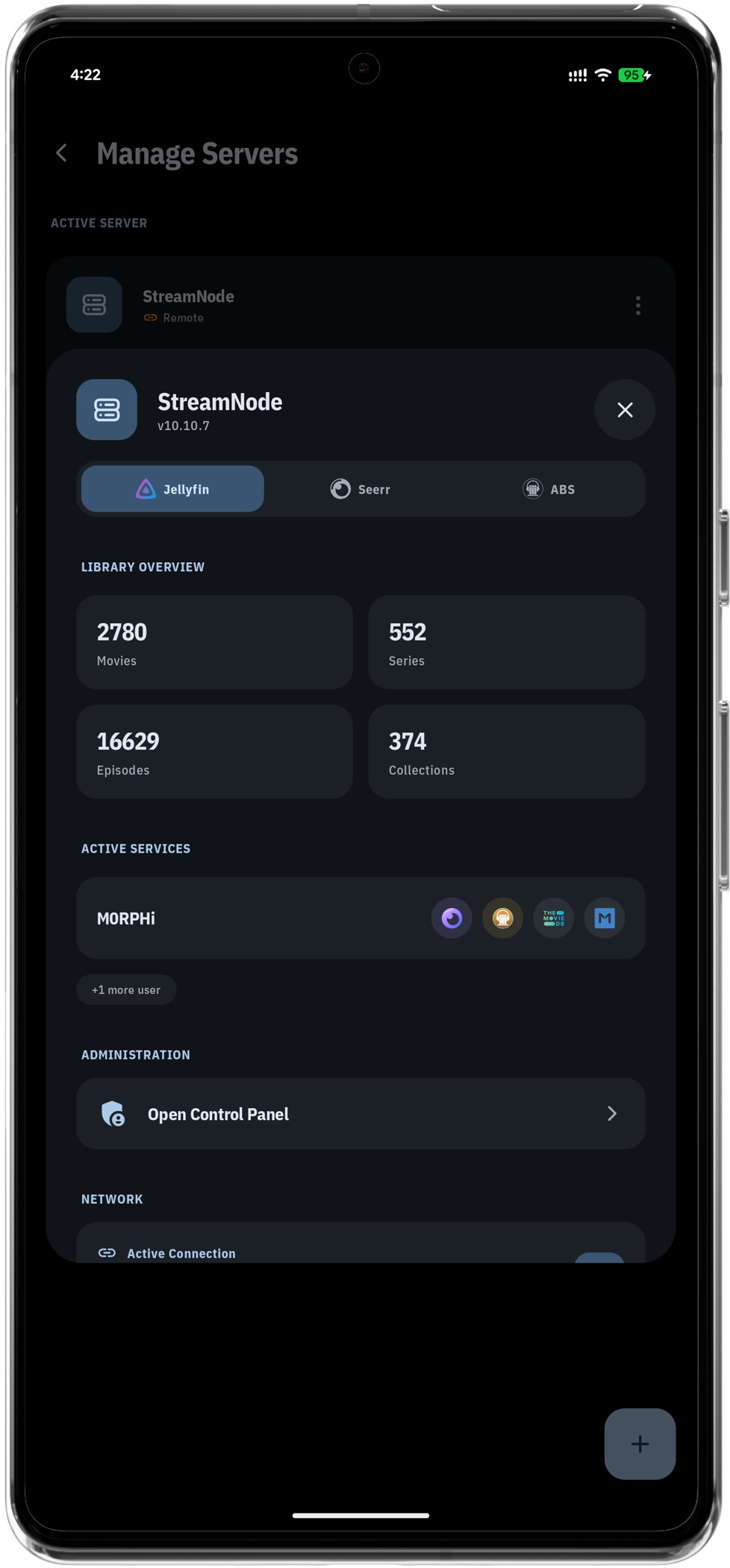 Servers Right View